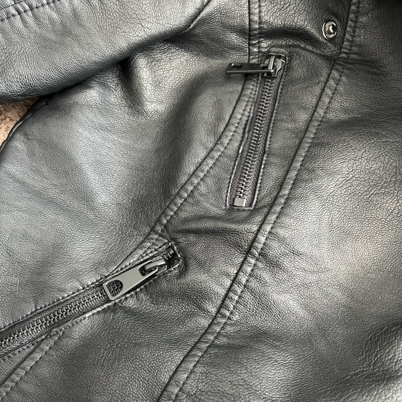 Vero Moda Leather Moto Jacket - Picture 3 of 5